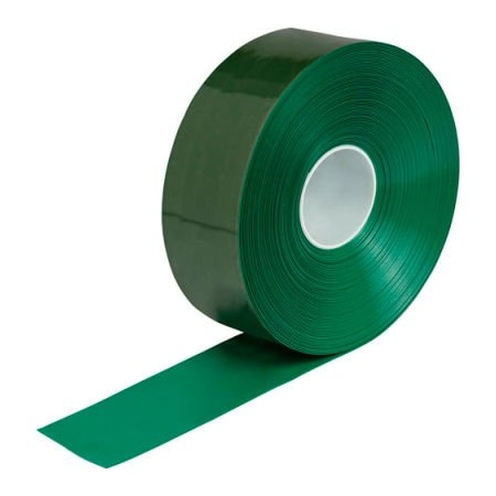 Brady Brady ToughStripe Max Floor Marking Tape, Vinyl, 3W x 100'L, Green 149639